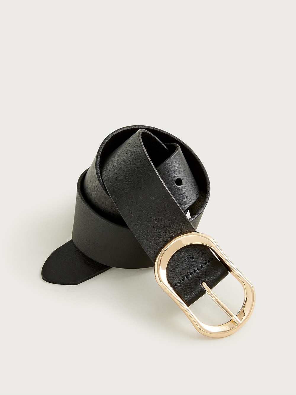 J.Crew Oval Buckle Italian Leather Belt Small 100% Leather